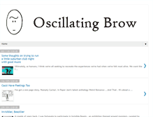 Tablet Screenshot of oscillatingbrow.blogspot.com