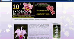 Desktop Screenshot of exposiciondeorquideas.blogspot.com