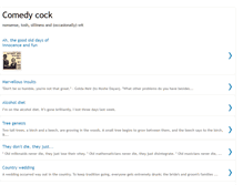 Tablet Screenshot of comedycockerel.blogspot.com