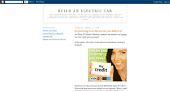Desktop Screenshot of build-an-electric-car.blogspot.com