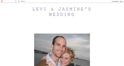 Desktop Screenshot of leviandjasmineswedding.blogspot.com