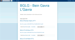 Desktop Screenshot of bglg-parsha.blogspot.com