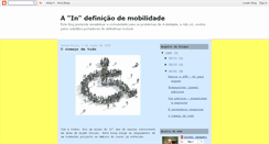 Desktop Screenshot of aindefinicaodemobilidade.blogspot.com