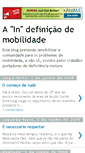 Mobile Screenshot of aindefinicaodemobilidade.blogspot.com