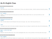 Tablet Screenshot of msksenglishclass.blogspot.com