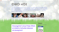 Desktop Screenshot of idibidikids.blogspot.com