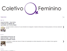 Tablet Screenshot of coletivofeminino.blogspot.com