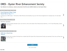 Tablet Screenshot of oysterriverenhancement.blogspot.com