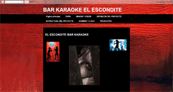 Desktop Screenshot of esconditekaraoke.blogspot.com