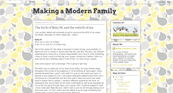 Desktop Screenshot of makingamodernfamily.blogspot.com