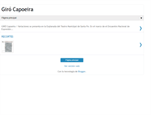 Tablet Screenshot of girocapoeira.blogspot.com