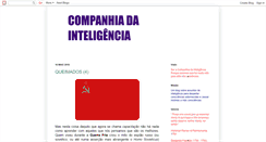 Desktop Screenshot of companhiadainteligencia.blogspot.com