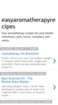 Mobile Screenshot of easyaromatherapyrecipes.blogspot.com