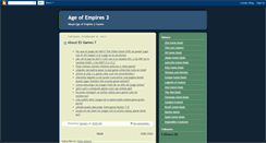 Desktop Screenshot of ageofempires3videos.blogspot.com