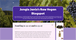 Desktop Screenshot of junglejanie.blogspot.com