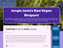 Tablet Screenshot of junglejanie.blogspot.com