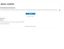 Tablet Screenshot of aboutcookies.blogspot.com