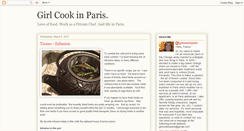 Desktop Screenshot of girlcookinparis.blogspot.com