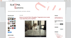 Desktop Screenshot of flammaeditorial.blogspot.com