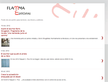 Tablet Screenshot of flammaeditorial.blogspot.com