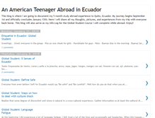 Tablet Screenshot of americanteenabroadinecuador.blogspot.com