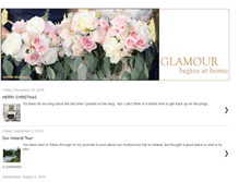 Tablet Screenshot of glamourbeginsathome.blogspot.com