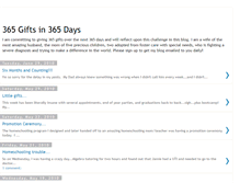 Tablet Screenshot of 365giftsin365days.blogspot.com