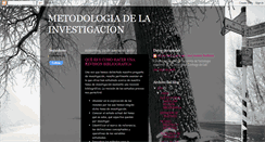 Desktop Screenshot of metodologiadelainvesigacion.blogspot.com