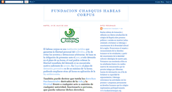 Desktop Screenshot of fundacionchasquis-habeas-corpus.blogspot.com