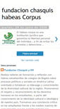 Mobile Screenshot of fundacionchasquis-habeas-corpus.blogspot.com