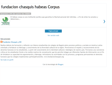 Tablet Screenshot of fundacionchasquis-habeas-corpus.blogspot.com