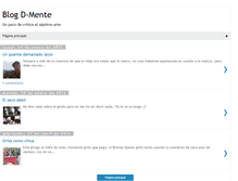 Tablet Screenshot of blogdmente.blogspot.com