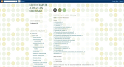 Desktop Screenshot of licenciaturadejuanoerdonez.blogspot.com