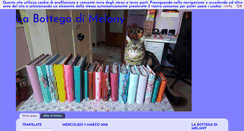 Desktop Screenshot of labottegadimelany.blogspot.com