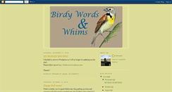 Desktop Screenshot of birdyword.blogspot.com