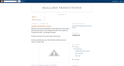 Desktop Screenshot of mallardproductions.blogspot.com