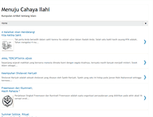 Tablet Screenshot of menuju-cahaya-ilahi.blogspot.com