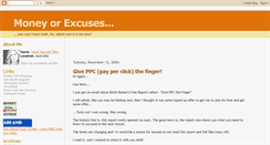 Desktop Screenshot of money-or-excuses.blogspot.com