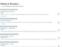 Tablet Screenshot of money-or-excuses.blogspot.com