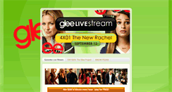 Desktop Screenshot of gleelivestream.blogspot.com