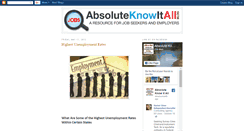 Desktop Screenshot of absoluteknowitall.blogspot.com