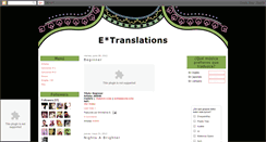 Desktop Screenshot of etranslations.blogspot.com