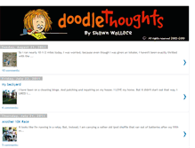 Tablet Screenshot of doodlegirlthoughts.blogspot.com