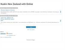 Tablet Screenshot of nuskinnewzealand.blogspot.com