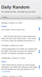 Mobile Screenshot of dailyrandom.blogspot.com