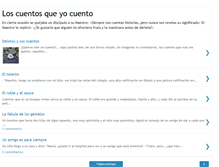 Tablet Screenshot of cuentosqueyocuento.blogspot.com