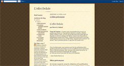 Desktop Screenshot of leffetdelisle.blogspot.com