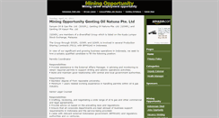 Desktop Screenshot of mining-opportunity.blogspot.com