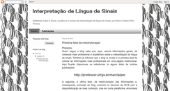 Desktop Screenshot of interpretacaodelinguadesinais.blogspot.com