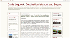 Desktop Screenshot of danislogbookdestinationistanbulbeyond.blogspot.com